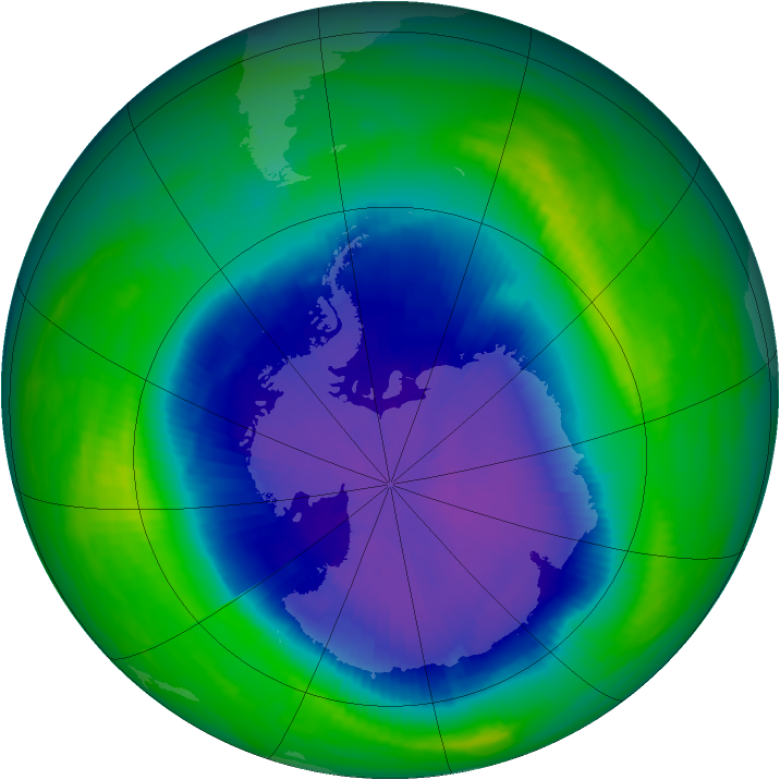 Ozone Map 1987-10-25